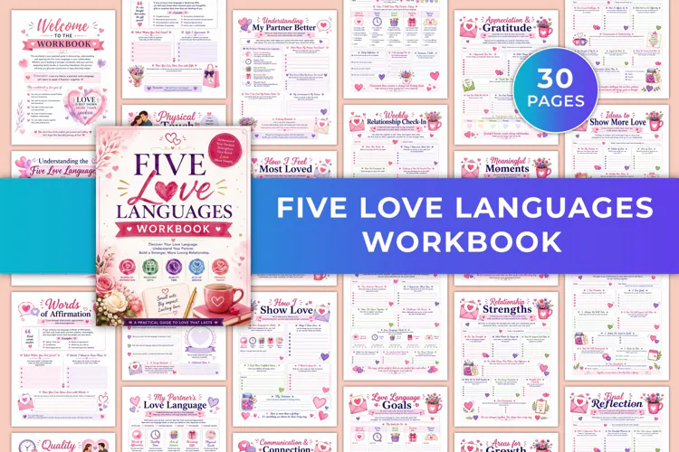 Five Love Languages Workbook Kdp interiors