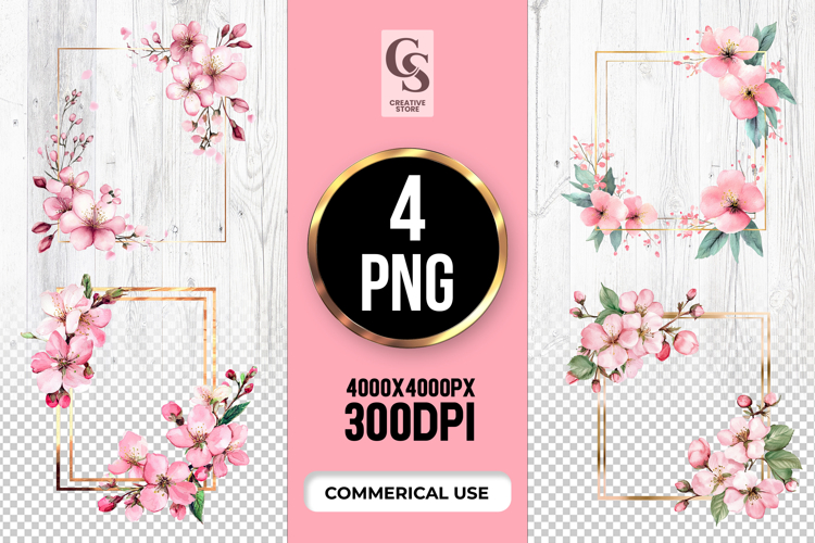 Floral Border Png Image 20