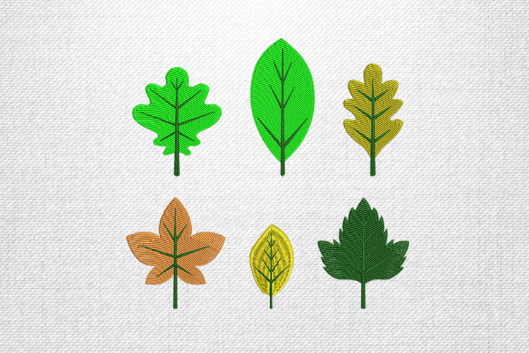 Leaf Embroidery