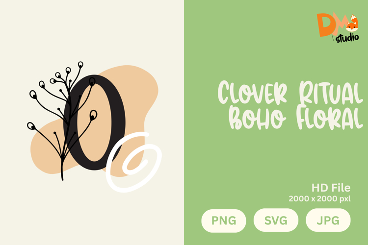 Floral Monogram Letter Svg Image 8
