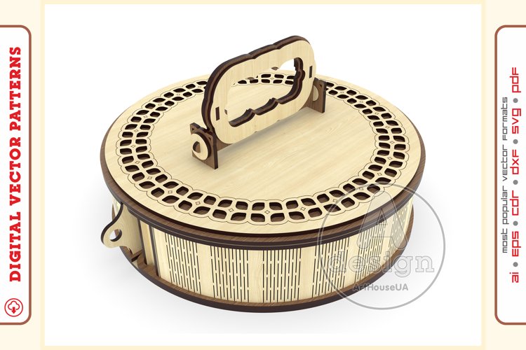 Box Organizer v31 - laser cut file - Glowforge ready SVG