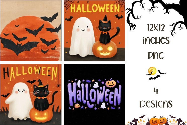 Cartoon Halloween Backgrounds, Halloween Illustrations