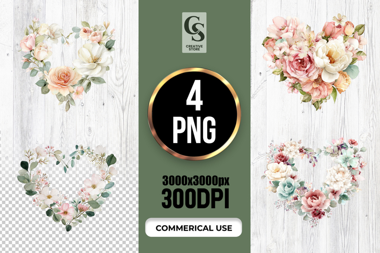 Pastel Watercolor Flower Png Image 15