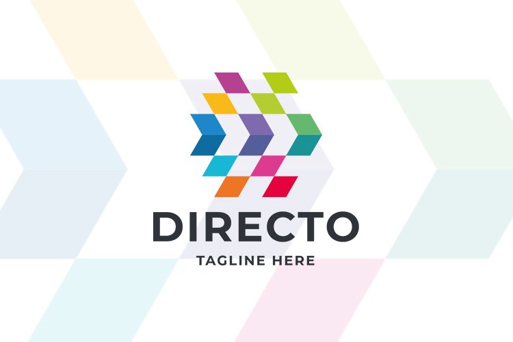 Colorful Arrow Side Logo