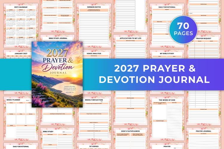 2027 Prayer & Devotion Journal | Bible Study, Prayer