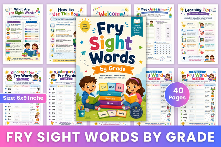 Fry Sight Words by Grade