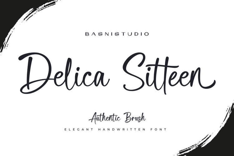 Delica Sitteen Casual Handwritten Font