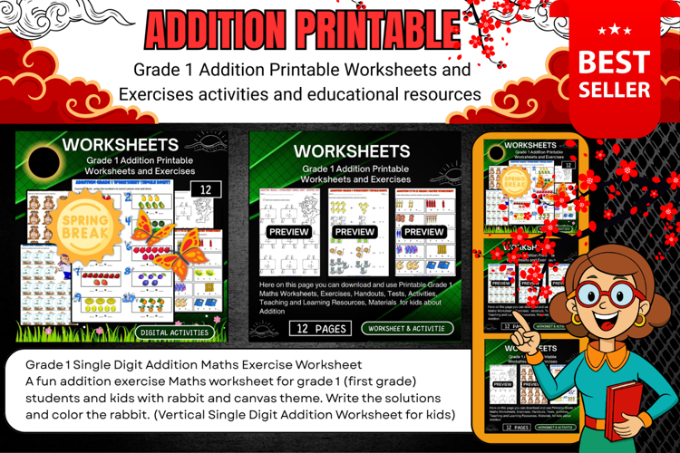 Printable Addition Worksheet Image 24