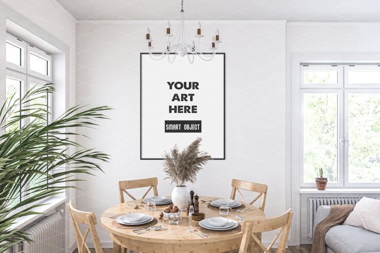 Vertical frame mockup movable & scalable frame (2012467)