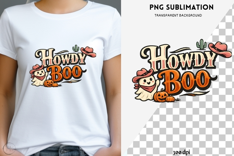 Western gothic halloween png design for T-shirts