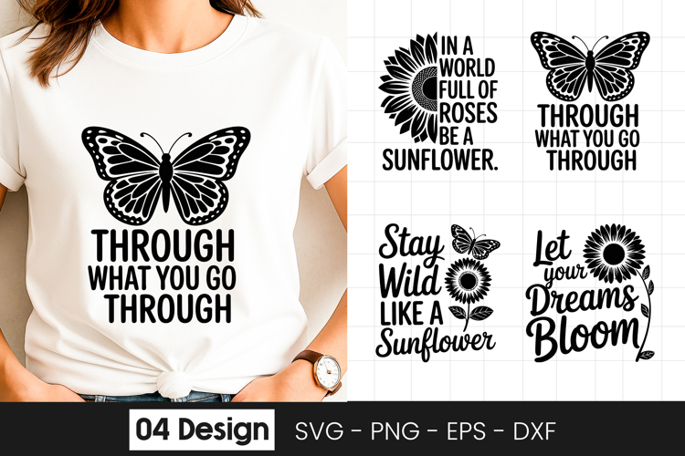 Through What You Grow Quote SVG PNG