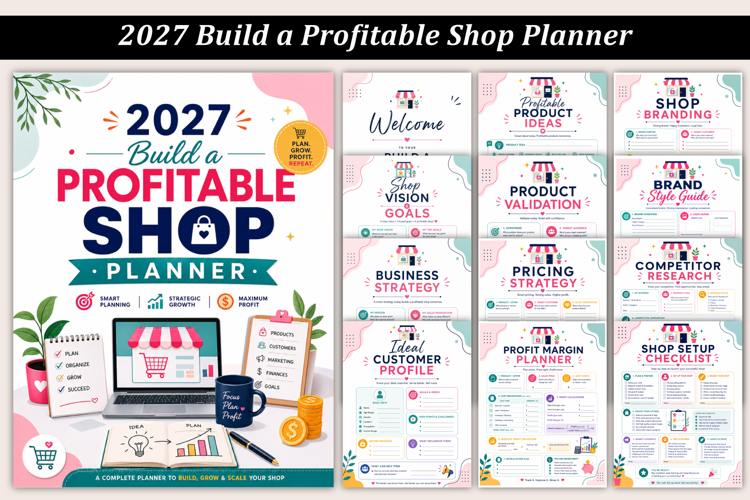 2027 Build a Profitable Shop Planner