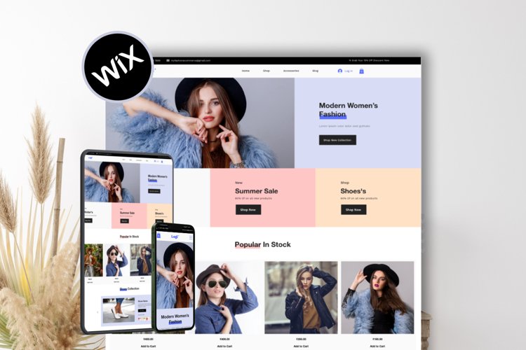 Create Your Online Clothing Store With Wix Professional 