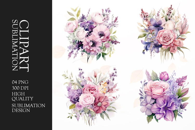 Flower Bouquet Clipart Image 2