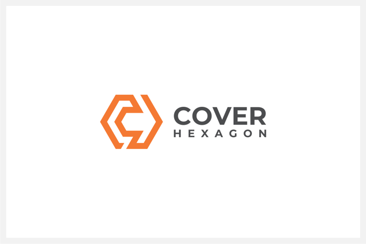 Hexagon Letter C Logo Design Vector Template