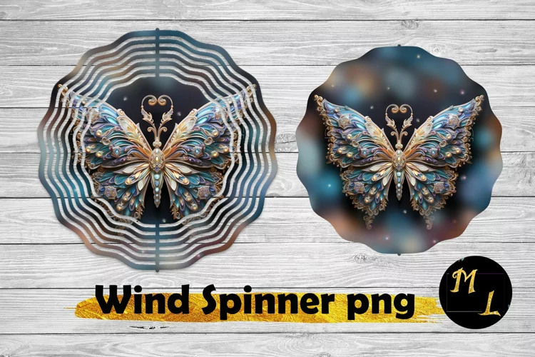 Butterfly Wind Spinner , 3D Butterfly Wind Spinner