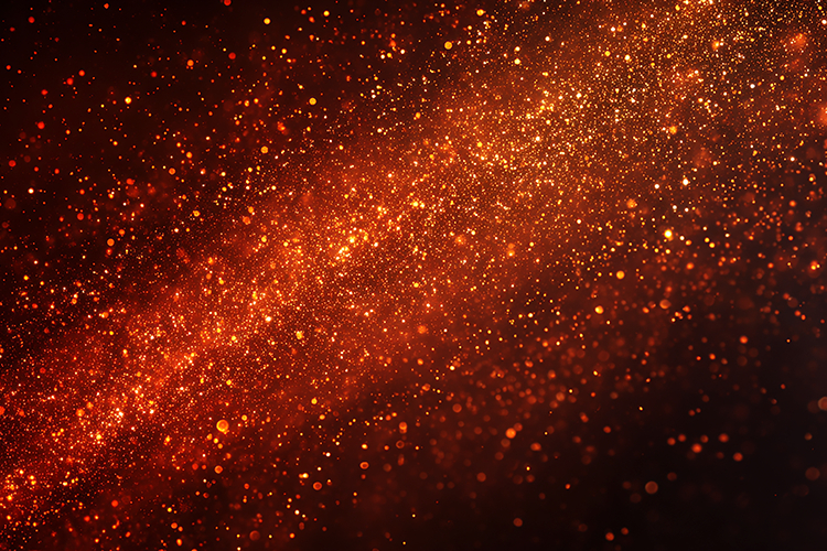 Orange Glitter Background Image 5