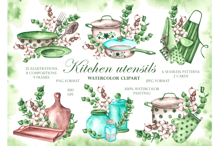 Kitchen Utensils Clipart Image 3