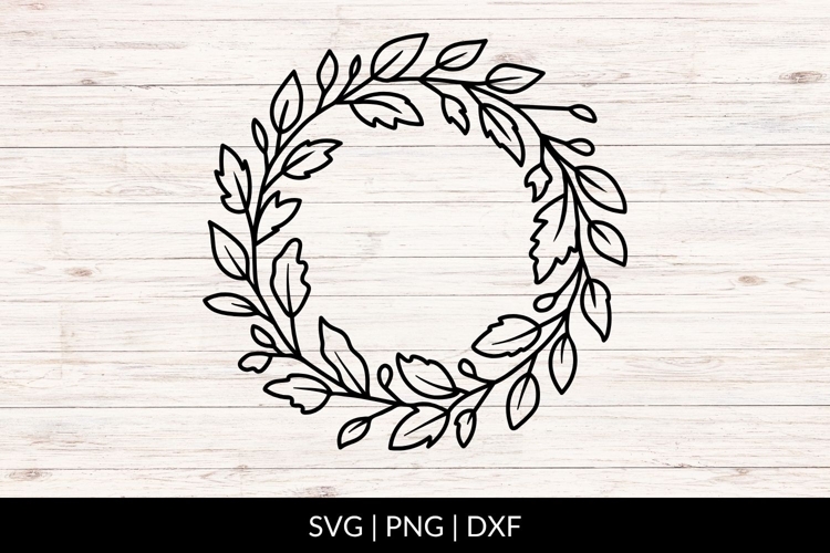 Leaf Wreath SVG