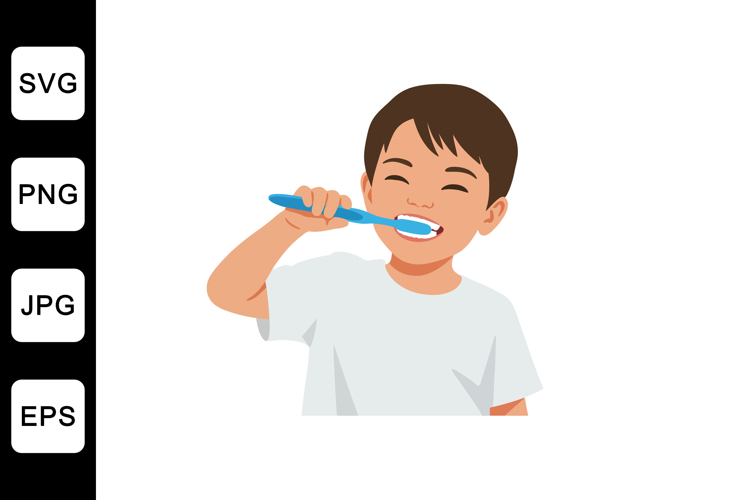 Brushing Teeth Clipart Image 7