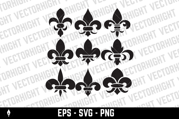 Flourishing decorative elements for retro design.