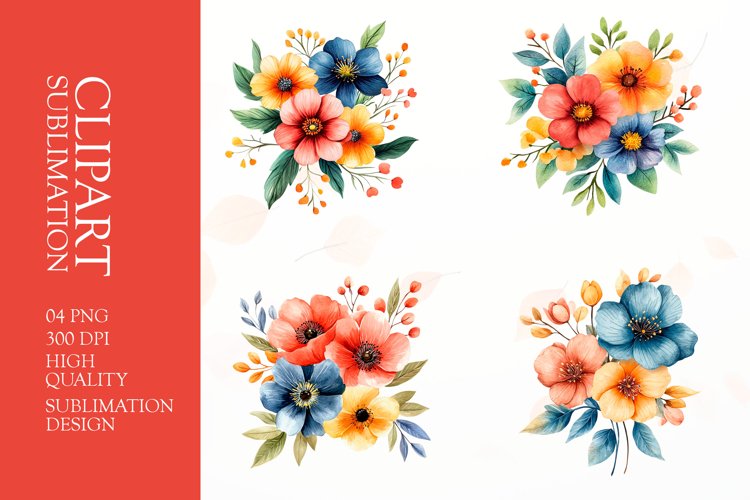 Watercolor Flower Png Image 17