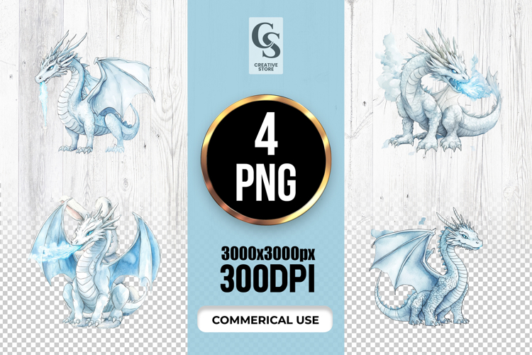 Cute Dragon Clipart Image 6