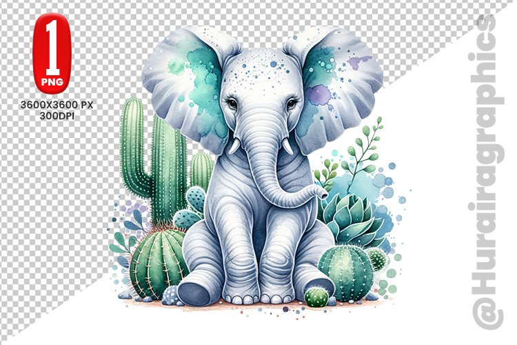 Elephant Png Clipart Image 12