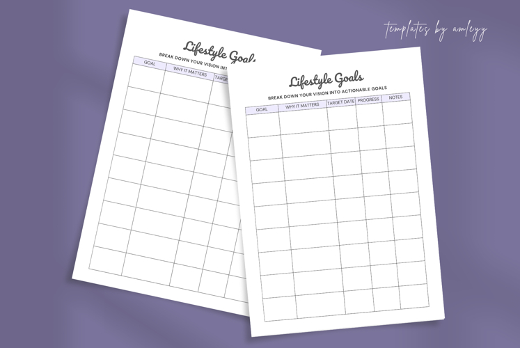 Goal Setting Planner Template Image 9