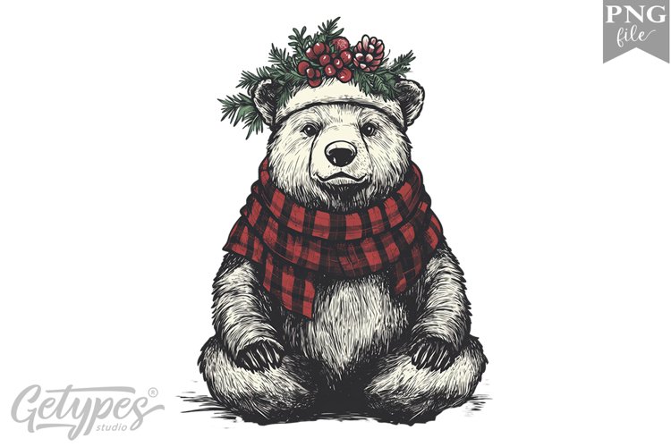 Christmas Bear Clipart