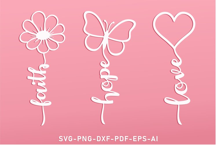 Flower Heart Svg Image 15