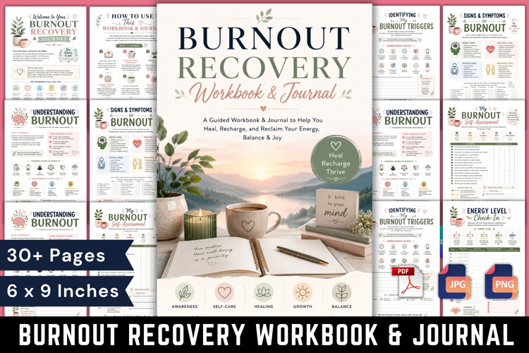 Burnout Recovery Workbook & Journal