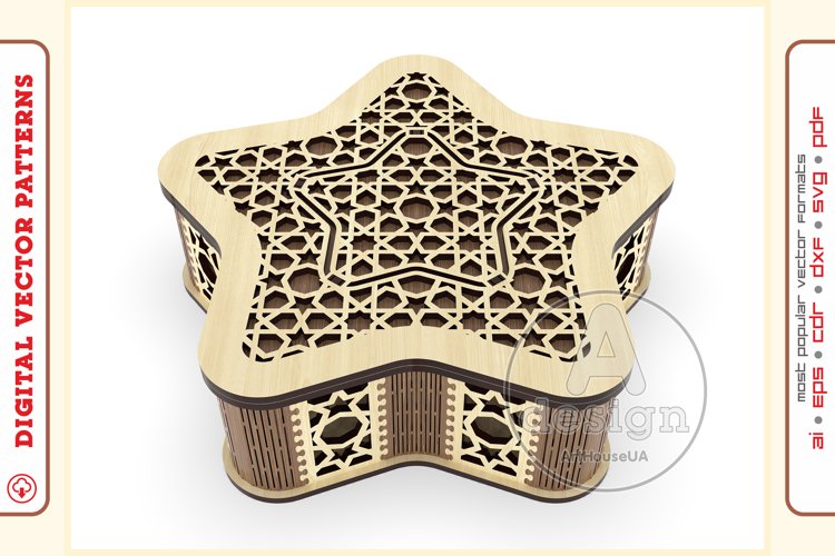 Box Organizer v10 - laser cut file - Glowforge ready SVG