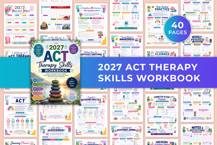 2027 ACT Therapy Skills Workbook Kdp interiors