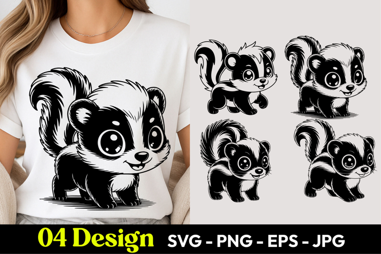 Skunk Svg Image 7