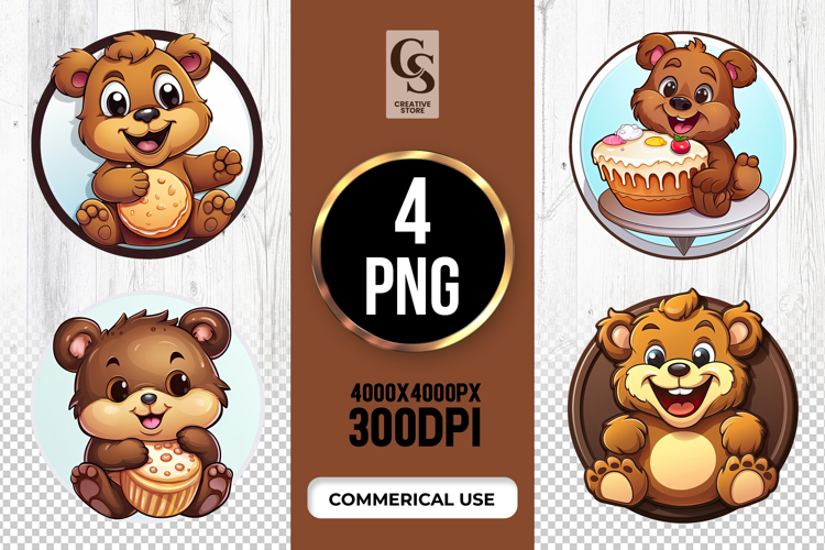 Kawaii Bear Png Image 4