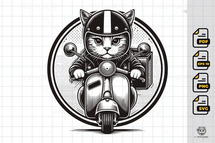 Motorcycle Vector Image 10
