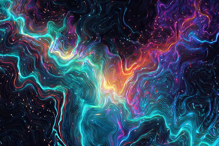 Cosmic Energy Flow Abstract Background High-Res Art example image 1