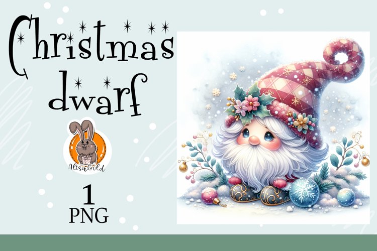 Christmas, dwarf, snow example image 1