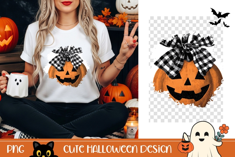 Halloween Pumpkin PNG, Cartoon Halloween Pumpkin T-Shirt PNG