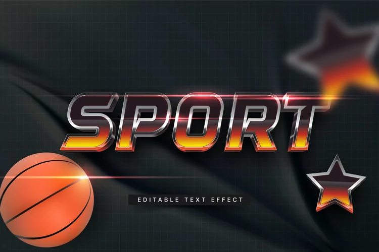 Editable Text Effect for Illustrator. Vector Graphic styles