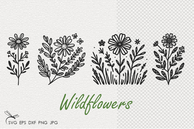 Wildflowers Svg Image 8