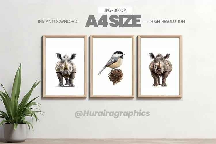 Animal Wall Art - 03 Variations