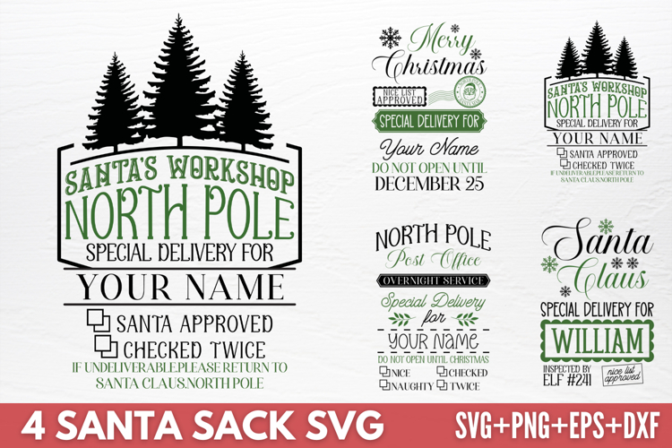 Santa Sack SVGs Image 10