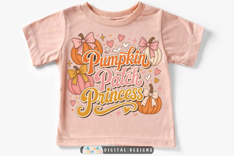 Girl Halloween PNG | Pumpkin Patch Princess Kids Fall PNG