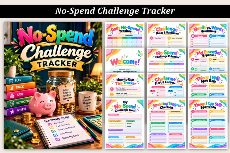 No-Spend Challenge Tracker