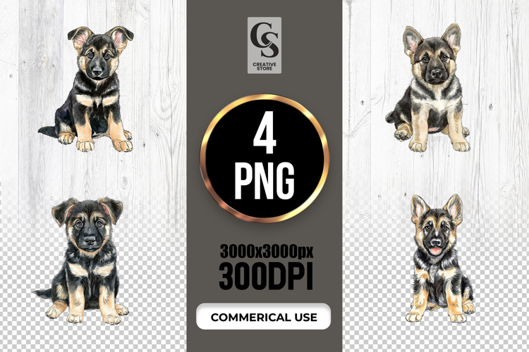 German Shepherd Clipart