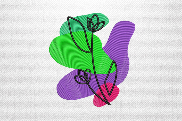 Abstract Embroidery Image 5