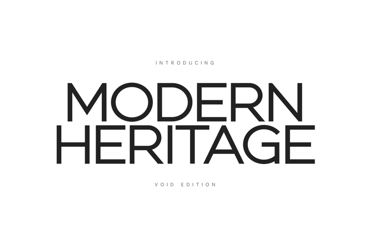 Modern Heritage Minimalist Sans Serif Font