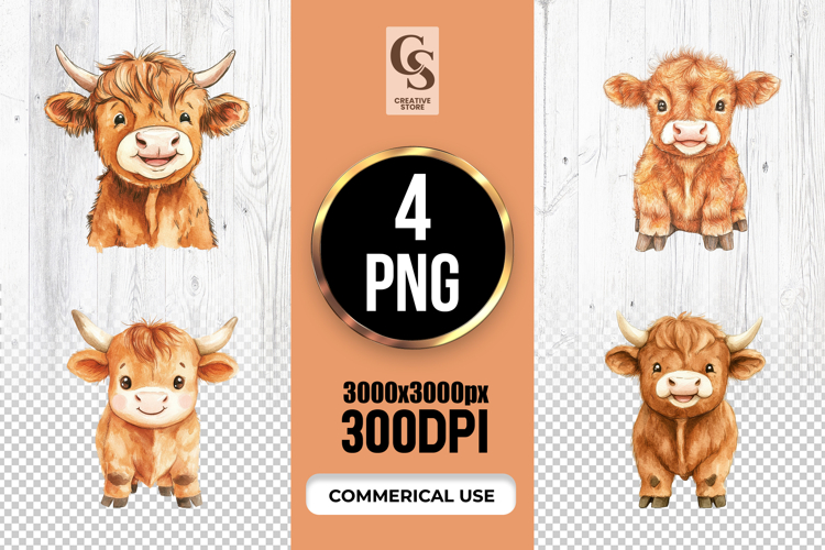 Highland Cow Clipart Image 11